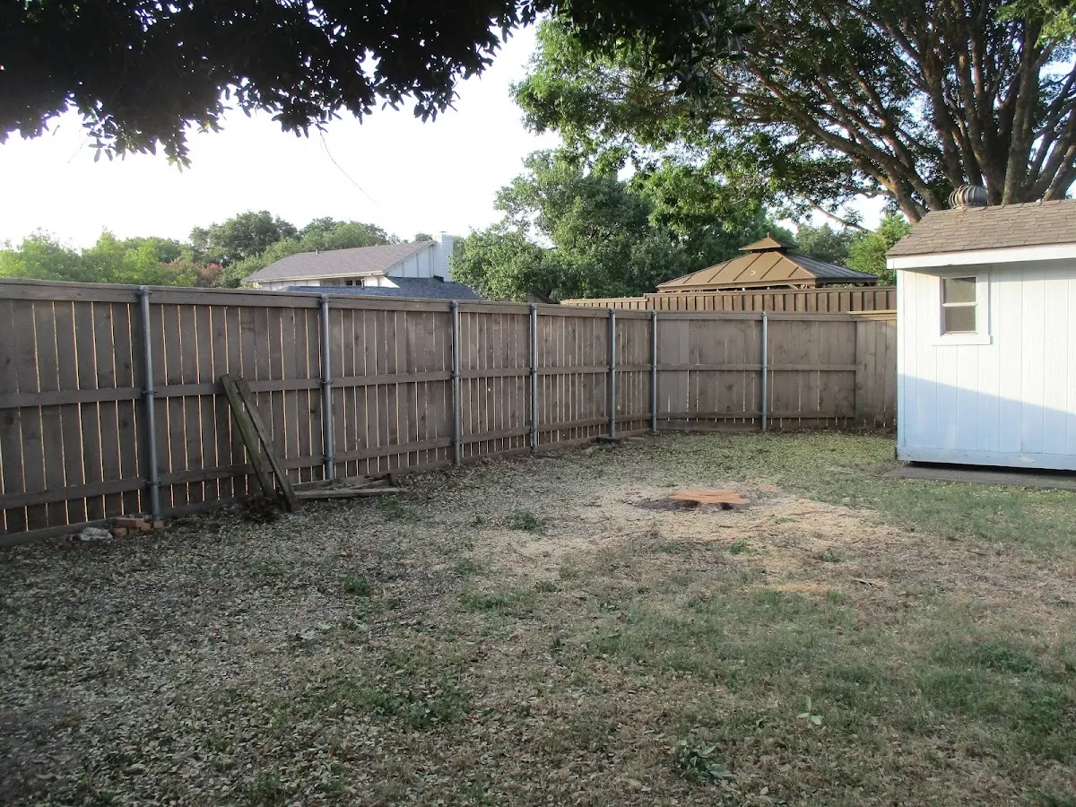 Cleared yard after professional tree removal in Hermanville